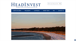 Desktop Screenshot of headinvest.com